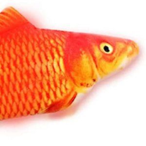 Interactive Orange Floppy Fish Cat Toy Realistic Moving Flip Fish Cat Toy New